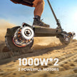 iScooter IX7 Pro Electric Scooter – 1000W Motor, 28 MPH Top Speed, 50 Mile Range, Off-Road All-Terrain E-Scooter (Black)