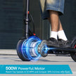 iScooter I9M Electric Scooter – 500W Motor, 22 MPH Top Speed, 18 Mile Range, Foldable Adult Commuter Scooter (Black)