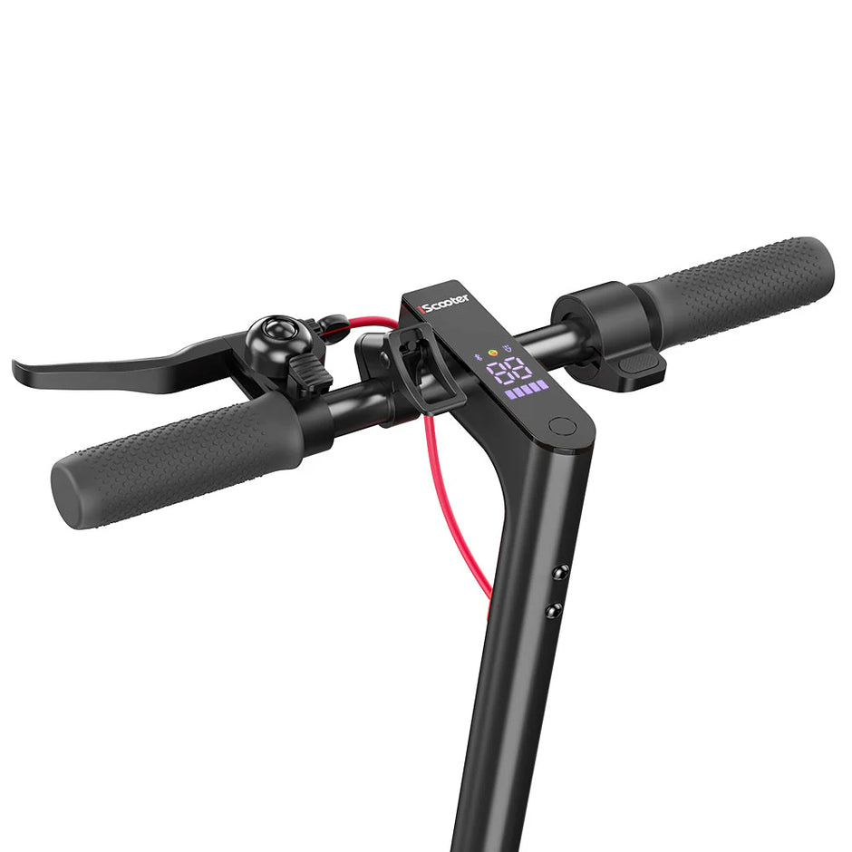 iScooter I9 Electric Scooter – 350W Motor, 18.6 MPH Top Speed, 18 Mile Range, Foldable Commuter E-Scooter (Black)