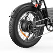 isinwheel R6 Pro Retro Electric Bike – 1500W Motor, 28 MPH Top Speed, 75 Mile Range, Fat Tire Moped-Style E-Bike