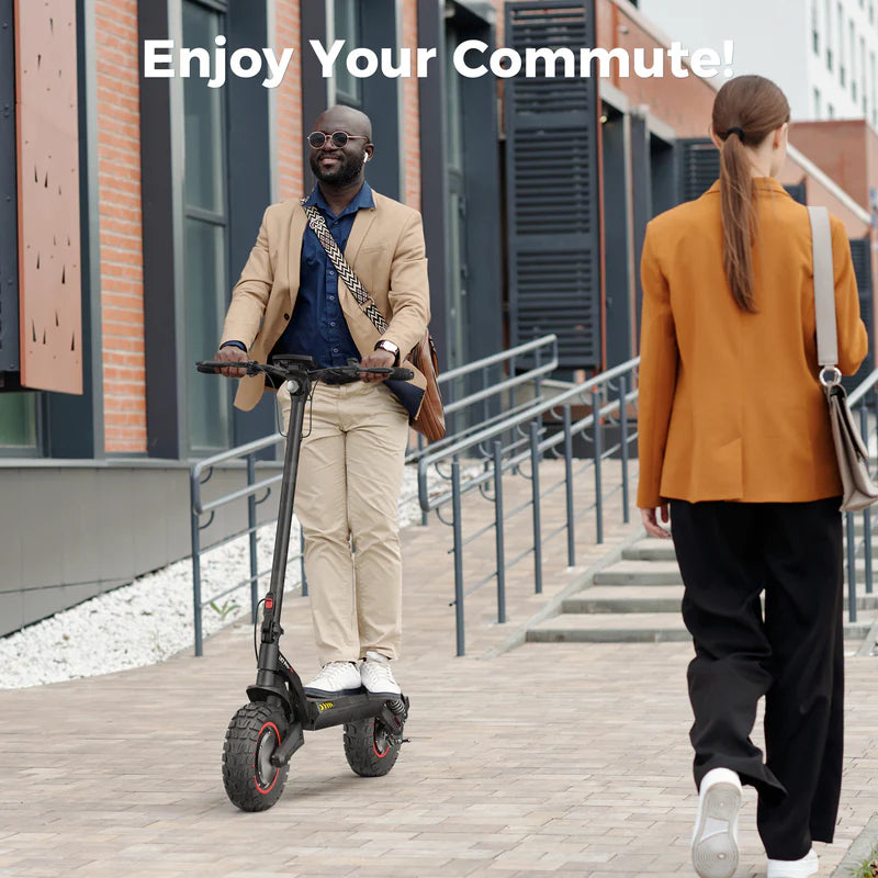 iScooter IX7 Pro Electric Scooter – 1000W Motor, 28 MPH Top Speed, 50 Mile Range, Off-Road All-Terrain E-Scooter (Black)
