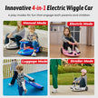 iScooter TC3 Electric Scooter – 6.2 Mile Range | 5 MPH Top Speed | 180W Motor (Kids Electric Scooter) - Yellow
