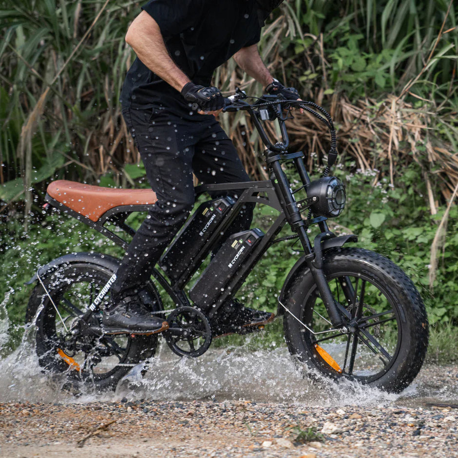 CyCrown CycHunter Electric Bike – 60 Mile Range | 28 MPH Top Speed | 1000W Performance E-Bike