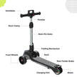 iScooter IK2 Electric Scooter – 5.6 Mile Range | 10 MPH Top Speed | 150W Motor (Kids Electric Scooter) - White