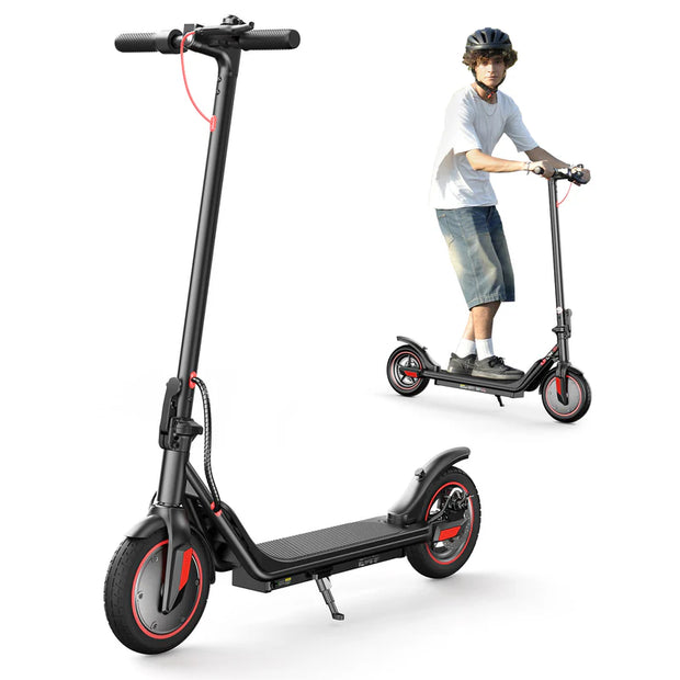 iScooter I9M Electric Scooter – 500W Motor, 22 MPH Top Speed, 18 Mile Range, Foldable Adult Commuter Scooter (Black)