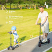 iScooter IK2 Electric Scooter – 5.6 Mile Range | 10 MPH Top Speed | 150W Motor (Kids Electric Scooter) - White
