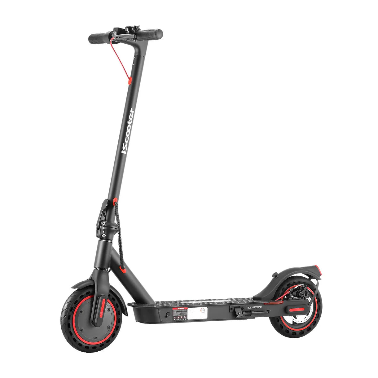 iScooter I9 Electric Scooter – 350W Motor, 18.6 MPH Top Speed, 18 Mile Range, Foldable Commuter E-Scooter (Black)