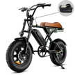 CyCrown Run Mini Electric Bike – 38 Mile Range | 20 MPH Top Speed | 750W Fat-Tire E-Bike