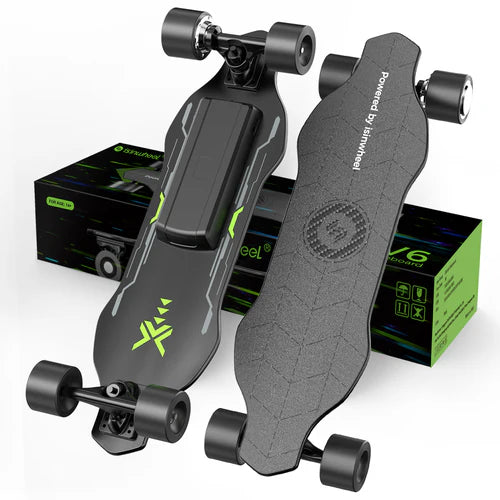 isinwheel V6 Electric Scooter with Seat – 500W Motor, Long-Range Commuter E-Scooter with 10” Tires