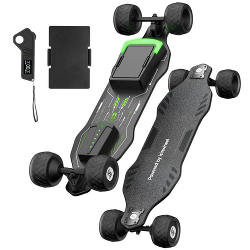 iSinwheel V8 Electric Skateboard – 12 Mile Range | 28 MPH Top Speed | Dual 600W Performance