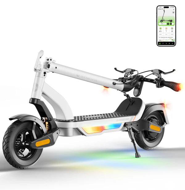 isinwheel S-Nova Pro Electric Scooter – 800W Motor, 28 MPH Top Speed, 31 Mile Range, Foldable Commuter E-Scooter (Gray)