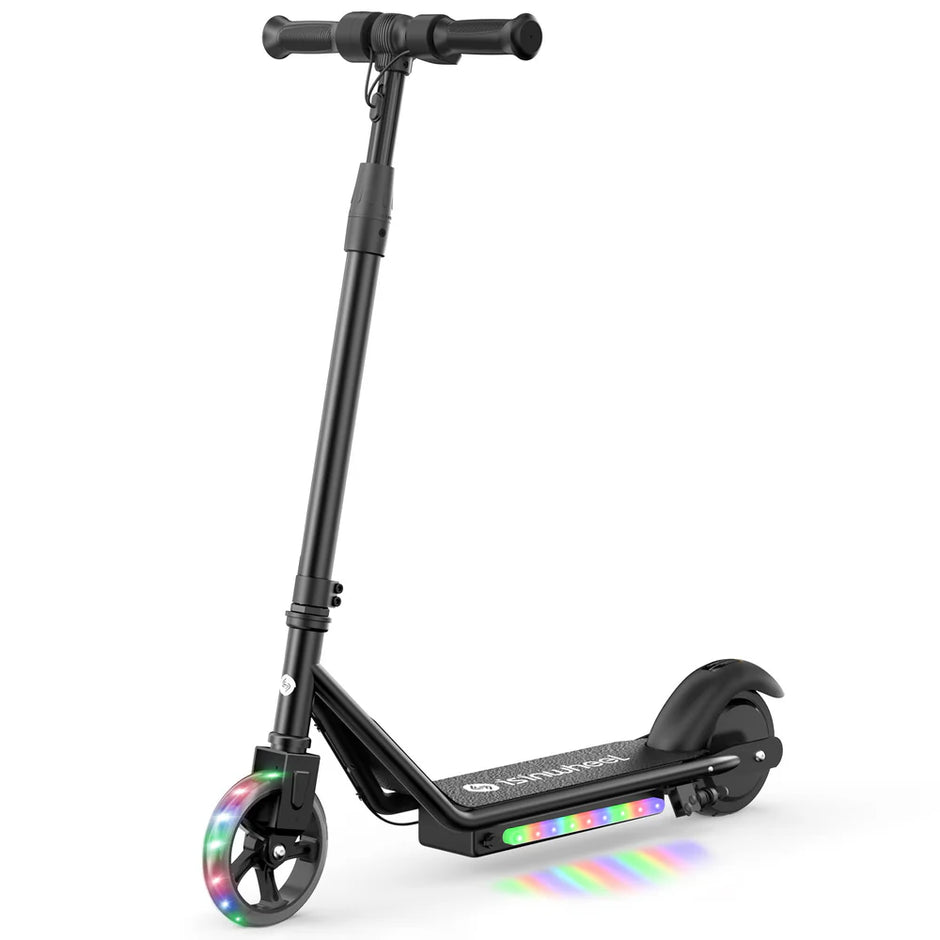 isinwheel S2 Kids Electric Scooter – 150W Motor, LED Light-Up Deck, Adjustable Height, Foldable Electric Scooter for Kids