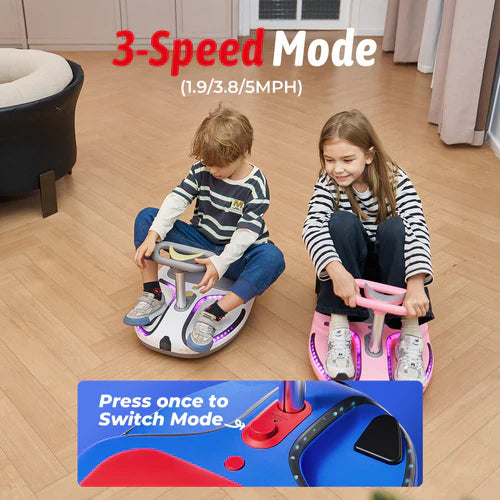 iScooter TC3 Electric Scooter – 6.2 Mile Range | 5 MPH Top Speed | 180W Motor (Kids Electric Scooter) - Yellow