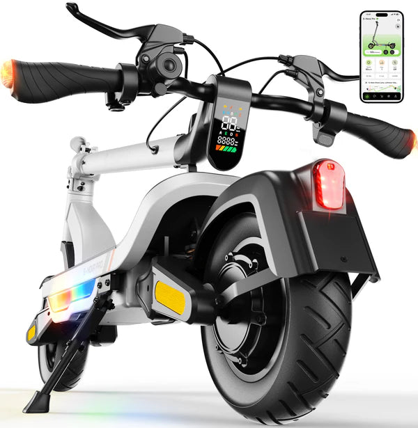 isinwheel S-Nova Pro Electric Scooter – 800W Motor, 28 MPH Top Speed, 31 Mile Range, Foldable Commuter E-Scooter (Gray)