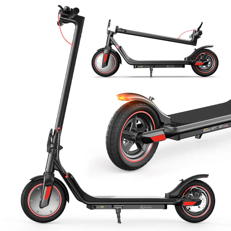 iScooter I9M Electric Scooter – 500W Motor, 22 MPH Top Speed, 18 Mile Range, Foldable Adult Commuter Scooter (Black)