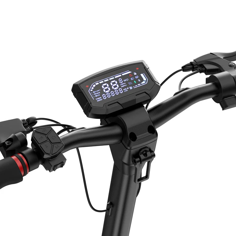 iScooter IX7 Pro Electric Scooter – 1000W Motor, 28 MPH Top Speed, 50 Mile Range, Off-Road All-Terrain E-Scooter (Black)