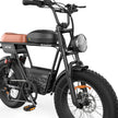 isinwheel R6 Pro Retro Electric Bike – 1500W Motor, 28 MPH Top Speed, 75 Mile Range, Fat Tire Moped-Style E-Bike