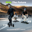 iSinwheel V10 Electric Scooter – 28 Mile Range | 24 MPH Top Speed | Dual 1500W Motor Performance