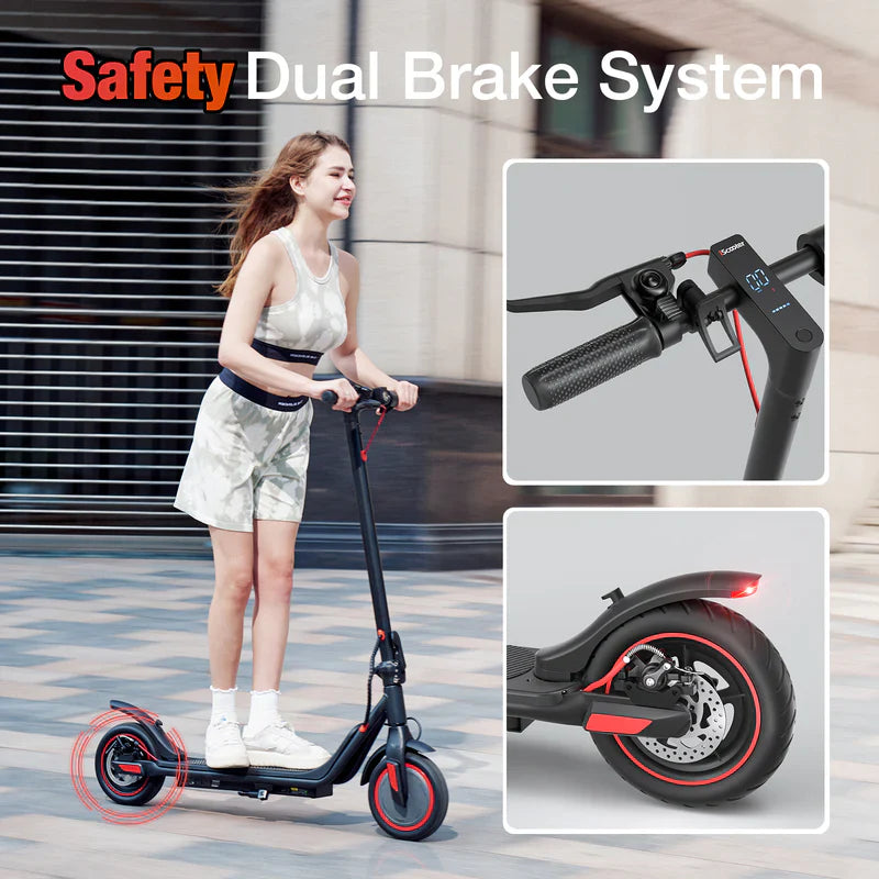 iScooter i8M Electric Scooter – 15 Mile Range | 19 MPH Top Speed | 350W Commuter Scooter