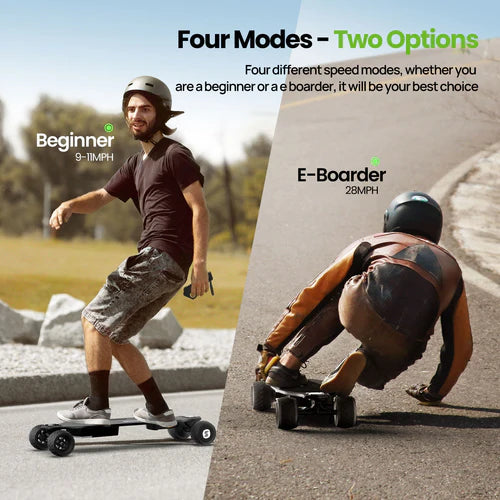 iSinwheel V8 Electric Skateboard – 12 Mile Range | 28 MPH Top Speed | Dual 600W Performance