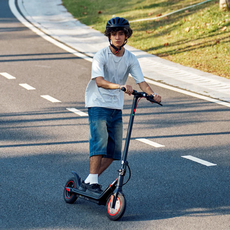 iScooter I9M Electric Scooter – 500W Motor, 22 MPH Top Speed, 18 Mile Range, Foldable Adult Commuter Scooter (Black)