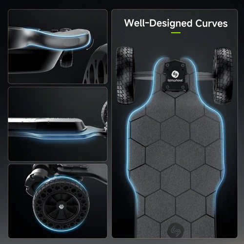 iSinwheel V10 Electric Scooter – 28 Mile Range | 24 MPH Top Speed | Dual 1500W Motor Performance