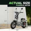 isinwheel H7 Pro Electric Scooter with Seat – 38 MPH Top Speed, Long-Range Commuter E-Scooter (High-End Performance)