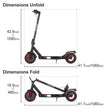 iScooter I9 Electric Scooter – 350W Motor, 18.6 MPH Top Speed, 18 Mile Range, Foldable Commuter E-Scooter (Black)