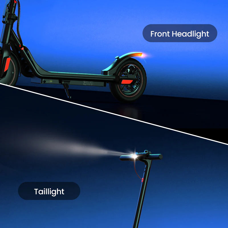 iScooter I9M Electric Scooter – 500W Motor, 22 MPH Top Speed, 18 Mile Range, Foldable Adult Commuter Scooter (Black)