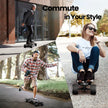 iSinwheel V8 Electric Skateboard – 12 Mile Range | 28 MPH Top Speed | Dual 600W Performance