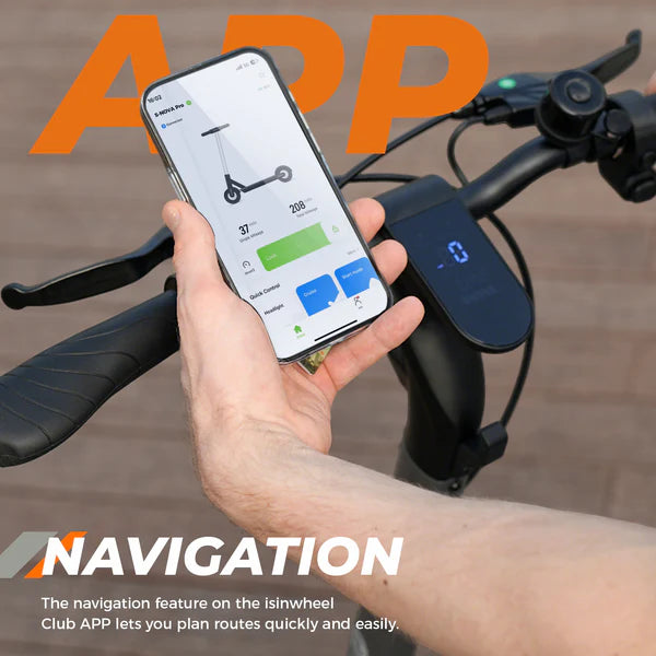 isinwheel S-Nova Pro Electric Scooter – 800W Motor, 28 MPH Top Speed, 31 Mile Range, Foldable Commuter E-Scooter (Gray)