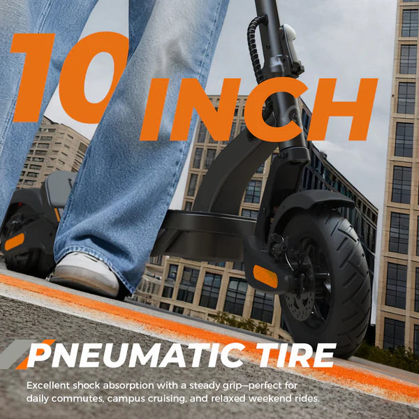 isinwheel S-Nova Pro Electric Scooter – 800W Motor, 28 MPH Top Speed, 31 Mile Range, Foldable Commuter E-Scooter (Gray)