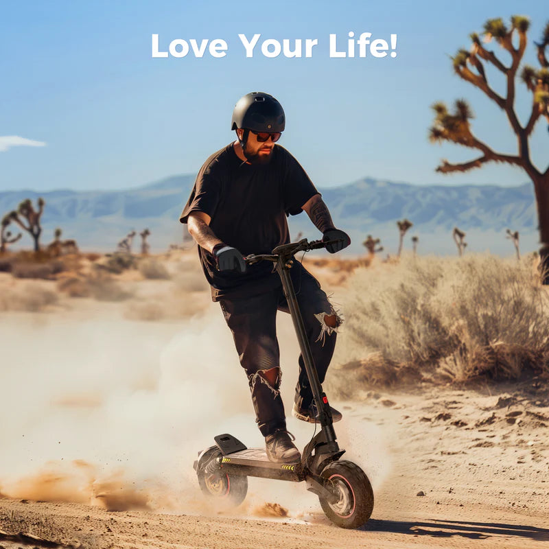 iScooter IX7 Pro Electric Scooter – 1000W Motor, 28 MPH Top Speed, 50 Mile Range, Off-Road All-Terrain E-Scooter (Black)