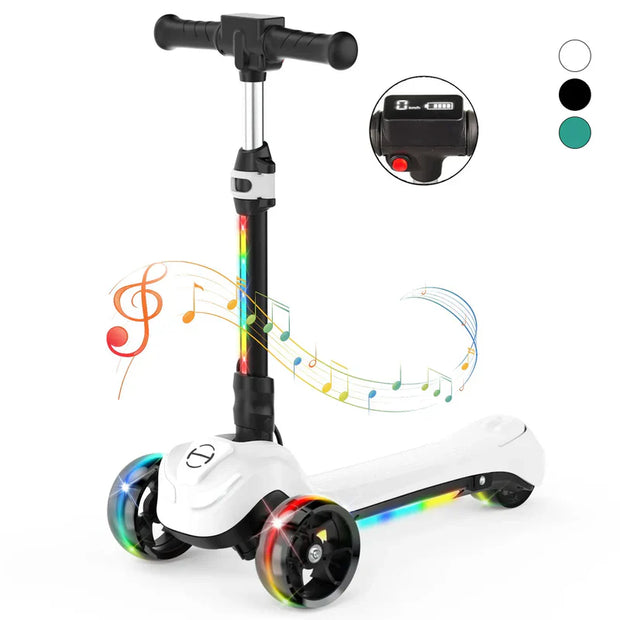 iScooter IK2 Electric Scooter – 5.6 Mile Range | 10 MPH Top Speed | 150W Motor (Kids Electric Scooter) - White