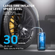 Denvix MotorX Smart Tire Inflator – 150 PSI Portable Air Compressor | 15000mAh Battery | 65W Fast Charging Power Bank