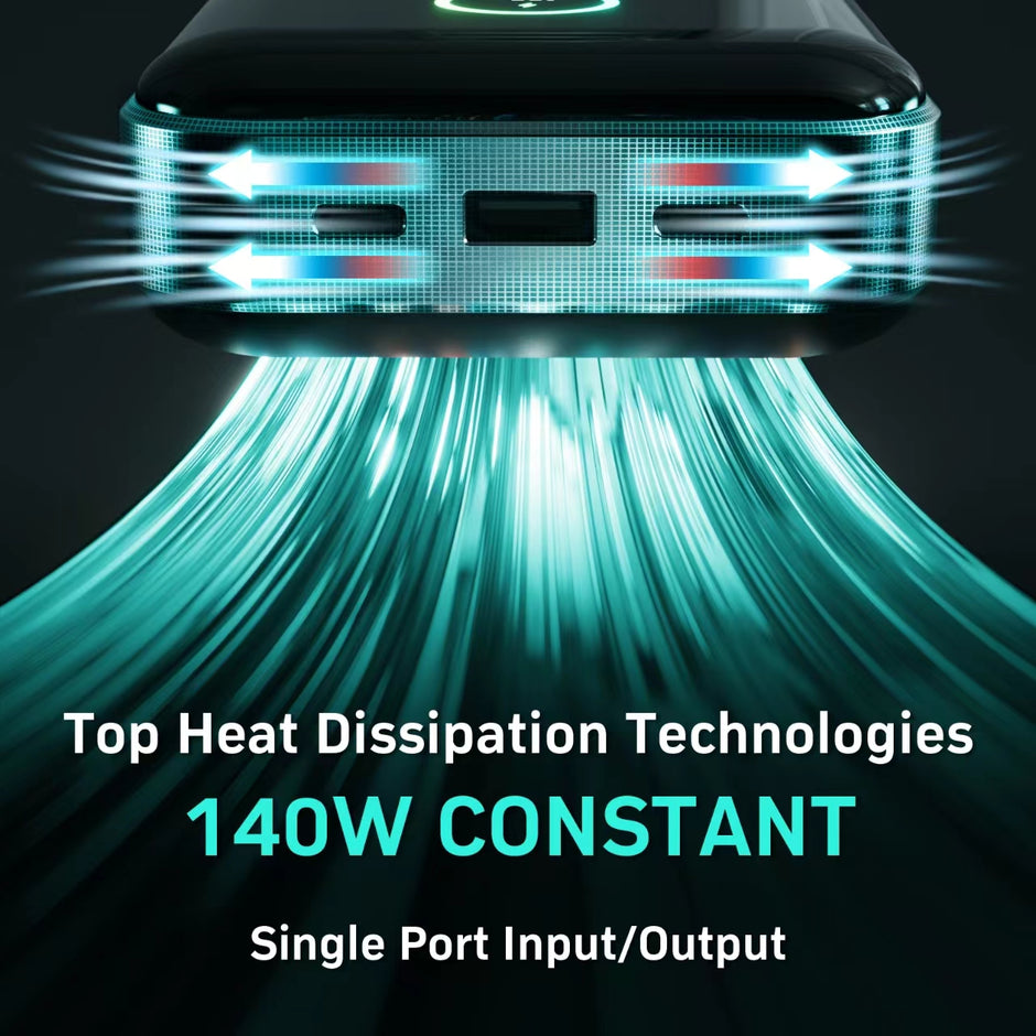Denvix PowerX Portable Power Bank – 25,000mAh Capacity | 250W Output | Laptop & Multi-Device Fast Charging