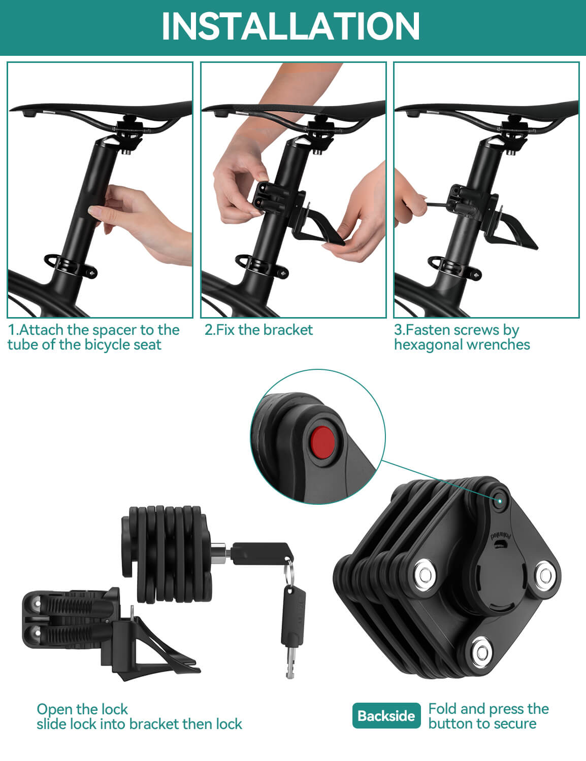 Folding Bike Lock